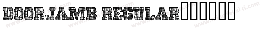 DoorJamb Regular字体转换